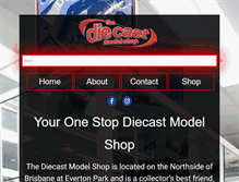 Tablet Screenshot of diecastmodelshop.com.au